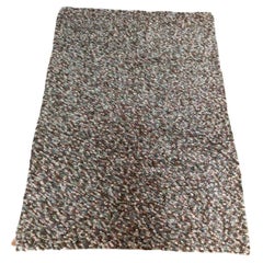 80s hand-knotted wool rug designed by Lano Carpet Belgium