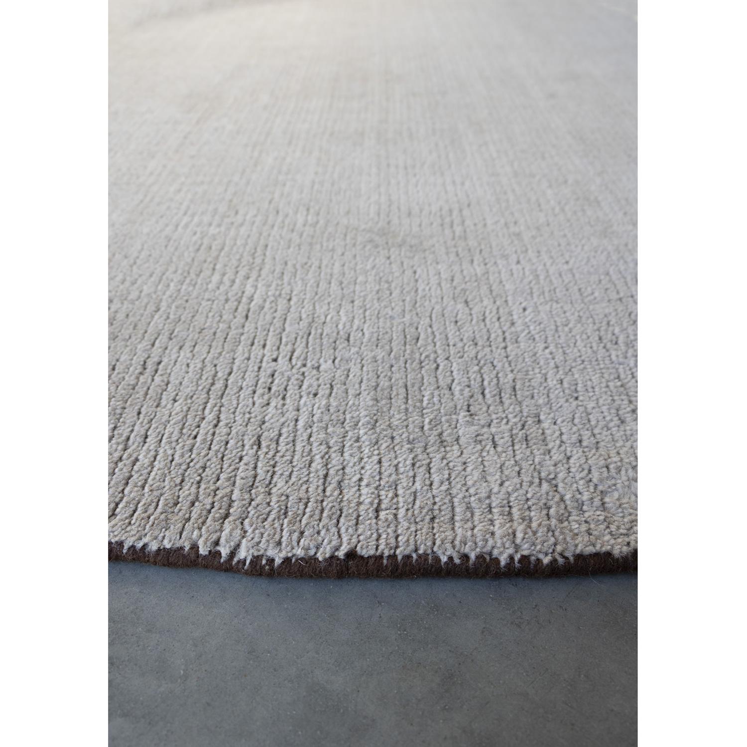 Wool Tappeto design organico sostenibile colori neutri by Deanna Comellini 180x200cm For Sale