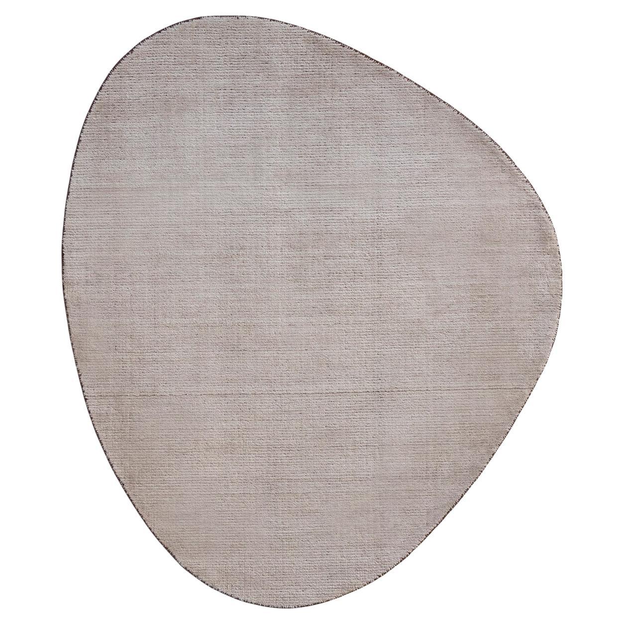 Tappeto design organico sostenibile colori neutri by Deanna Comellini 180x200cm