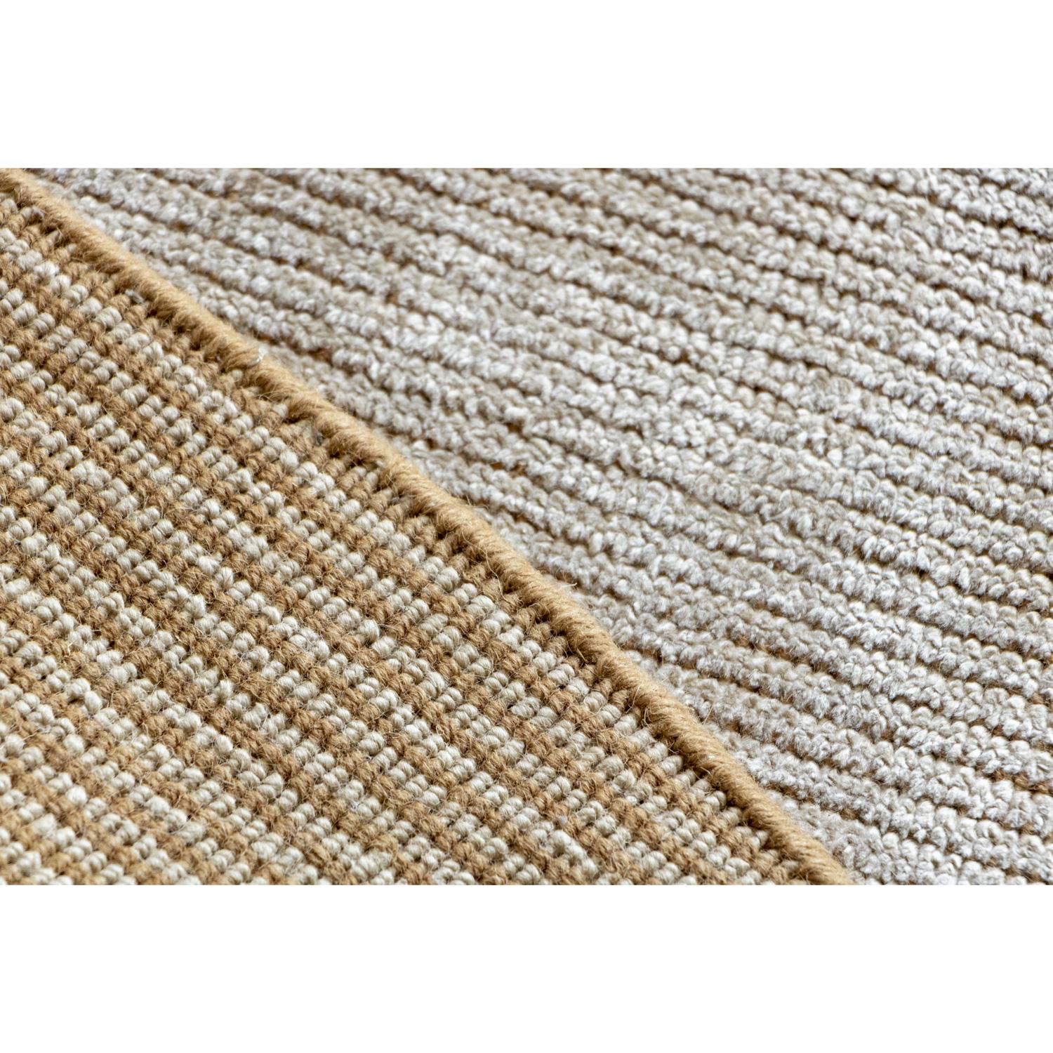 XXIe siècle et contemporain Tappeto design sostenibile seta bambù bianco ovale by Deanna Comellini 250x370cm en vente