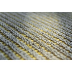 Tappeto Design Sostenibile Seta di Bambù Grigio by Deanna Comellini 200x300cm