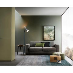 Tappeto design viscosa eco sfumato acque grigio by Deanna Comellini 250x350cm