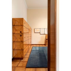 Tappeto di Design Blu in Lana Dipinta by Deanna Comellini 310x390 cm