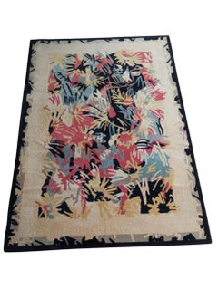 Alfombra diseñada por Gianni Vigone en pura lana Italia años 80