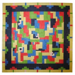 Alfombra desarrollada en el curso de diseño de Johannes Itten en la Bauhaus de Weimar