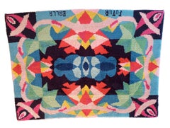 Tappeto "Fiori + Spazio" edizione limitata, Italia anni ‘80