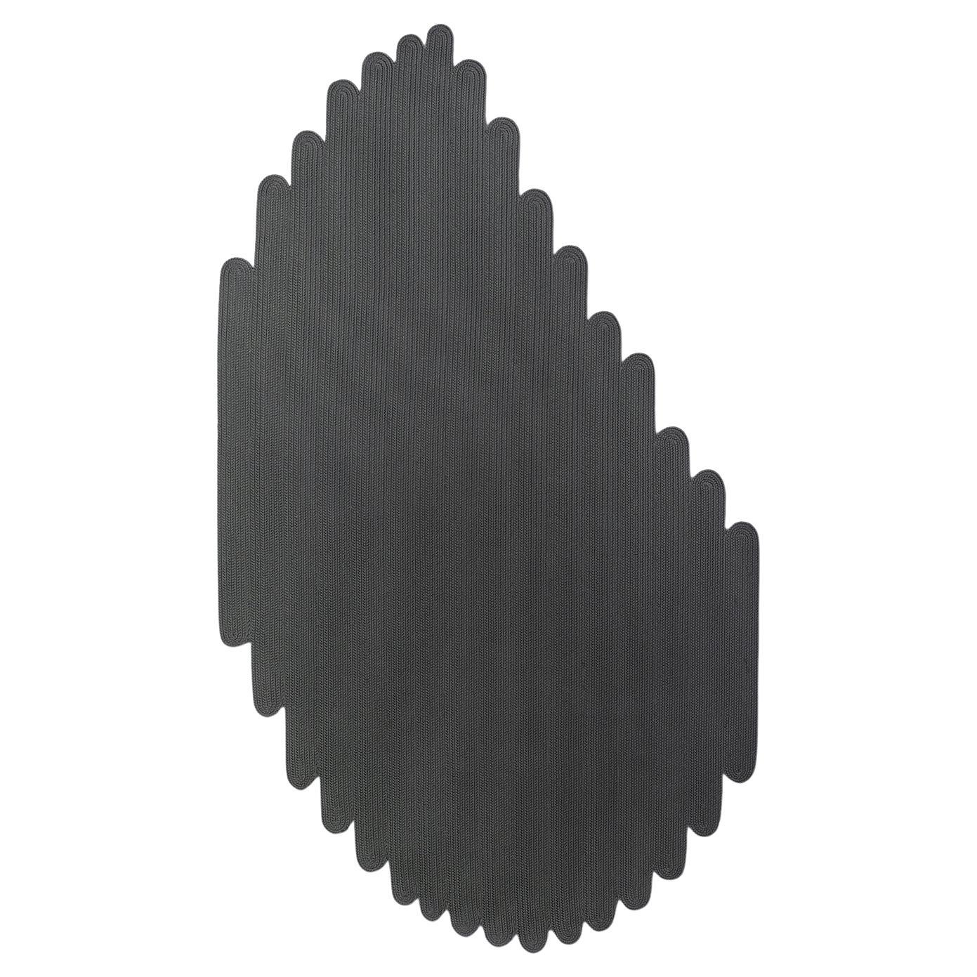 Tappeto forma organa grigio outdoor design italiano Deanna Comellini 144x250cm