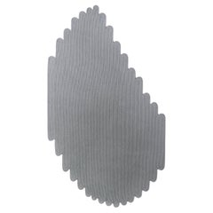 Tappeto forma organica grigio outdoor design italiano Deanna Comellini 144x250cm