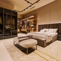 Tappeto Grigio Design Italiano Sostenibile Tencel by Deanna Comellini 200×300cm