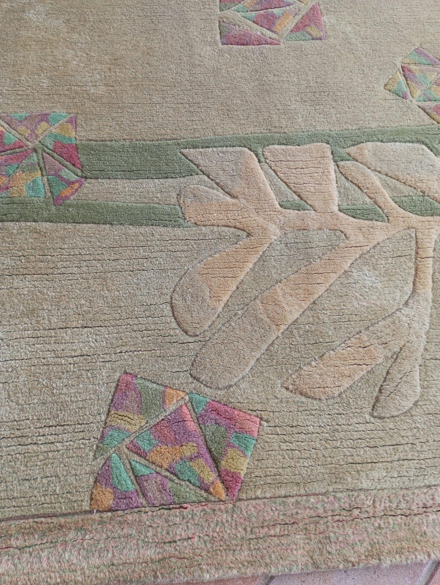 Lana Tappeto  Hand tafted anni ’60 in lana, Nepal in vendita