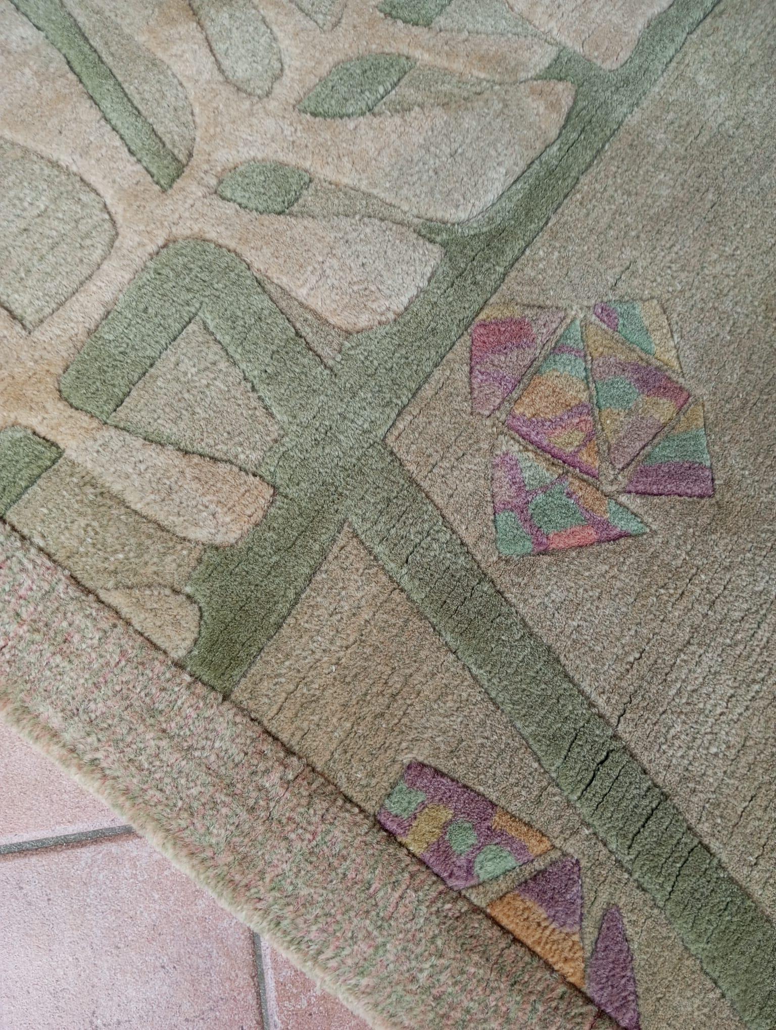 Tappeto  Hand tafted anni ’60 in lana, Nepal in vendita 2