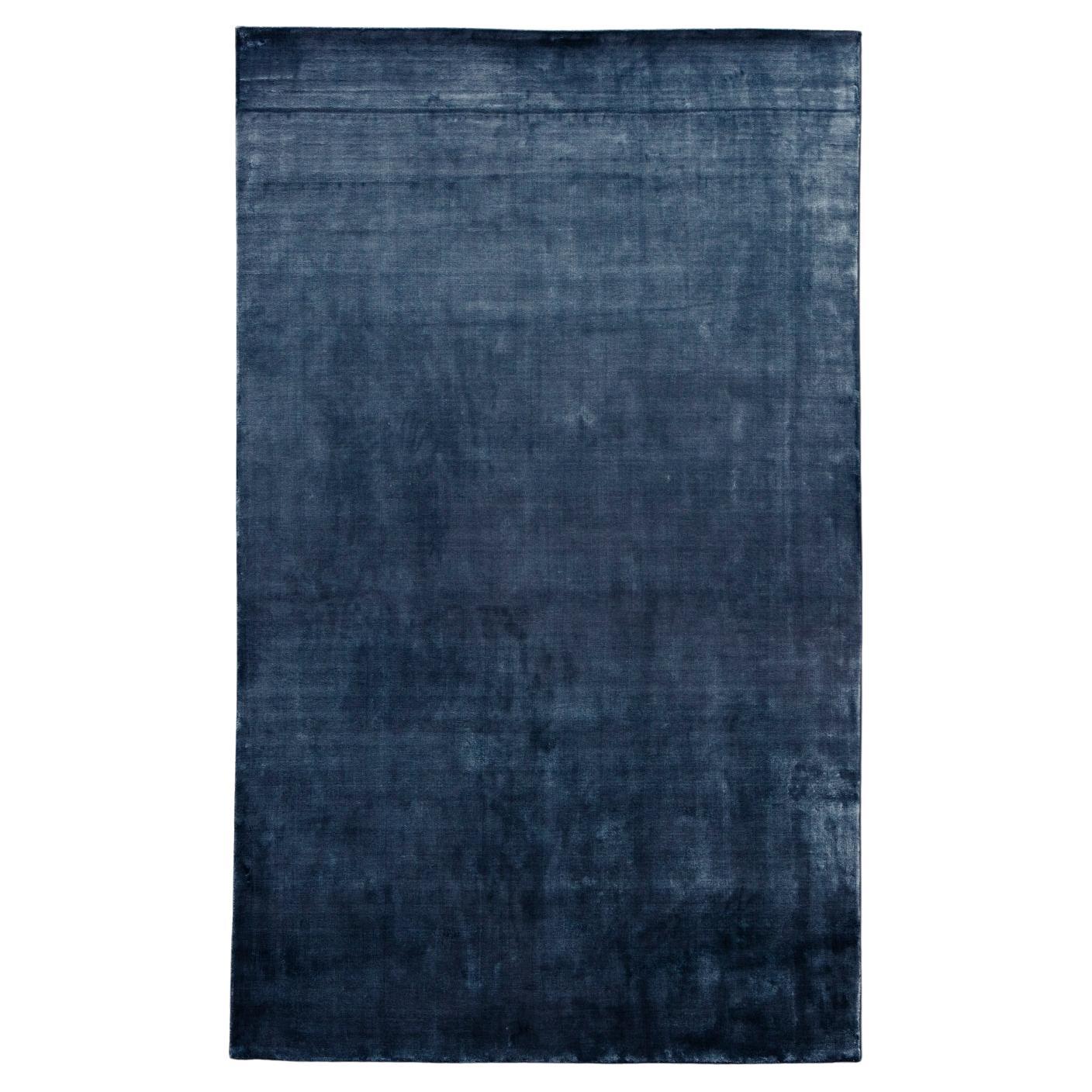 Tappeto Iconico In-Canto Blu Seta Design by Deanna Comellini In Stock 215x349cm
