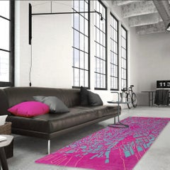 Tapis en laine nouée à la main à Tokyo, design italien personnalisable