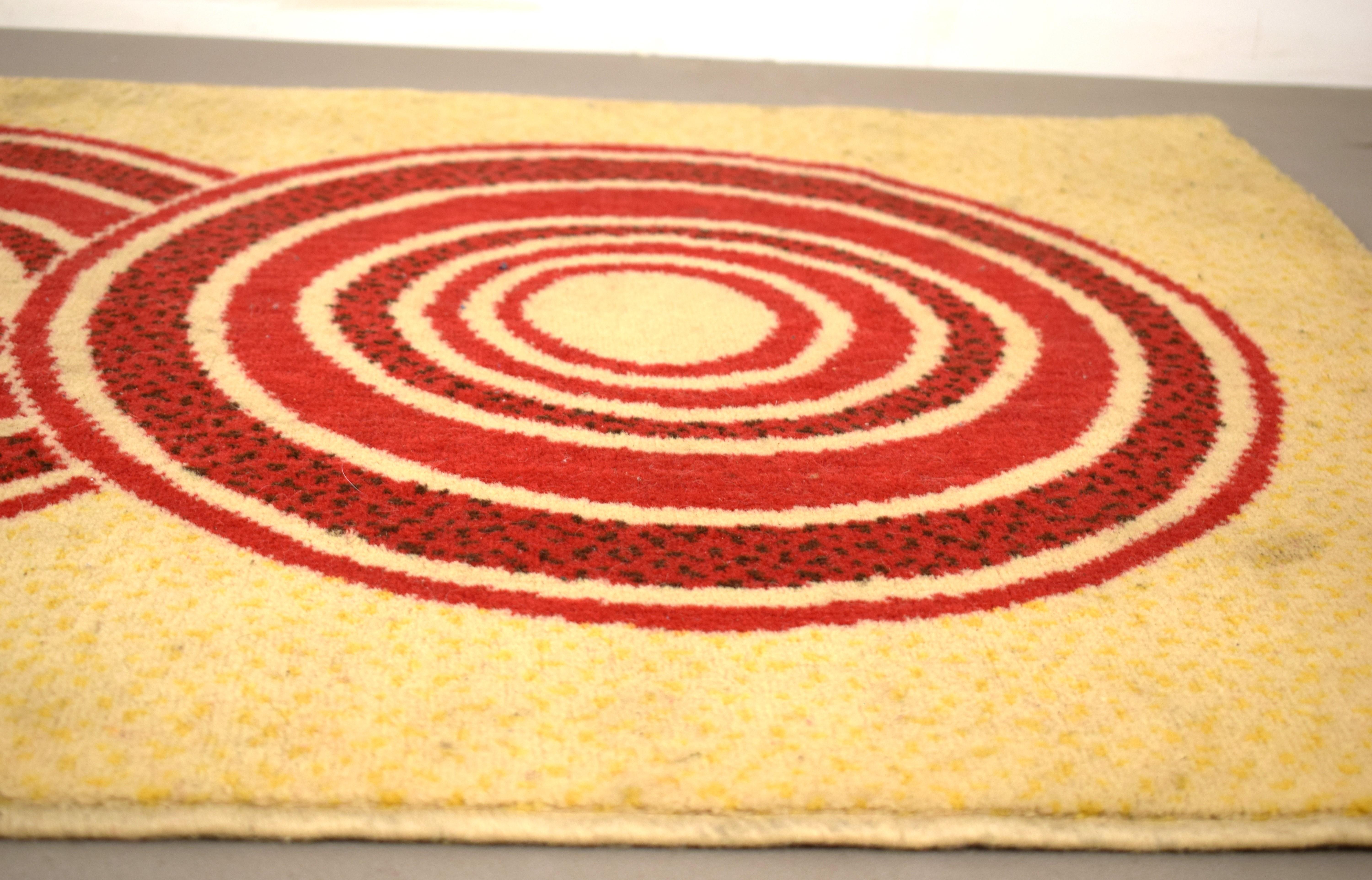 Mid-Century Modern Tapis en laine, Italie, années 1970. en vente