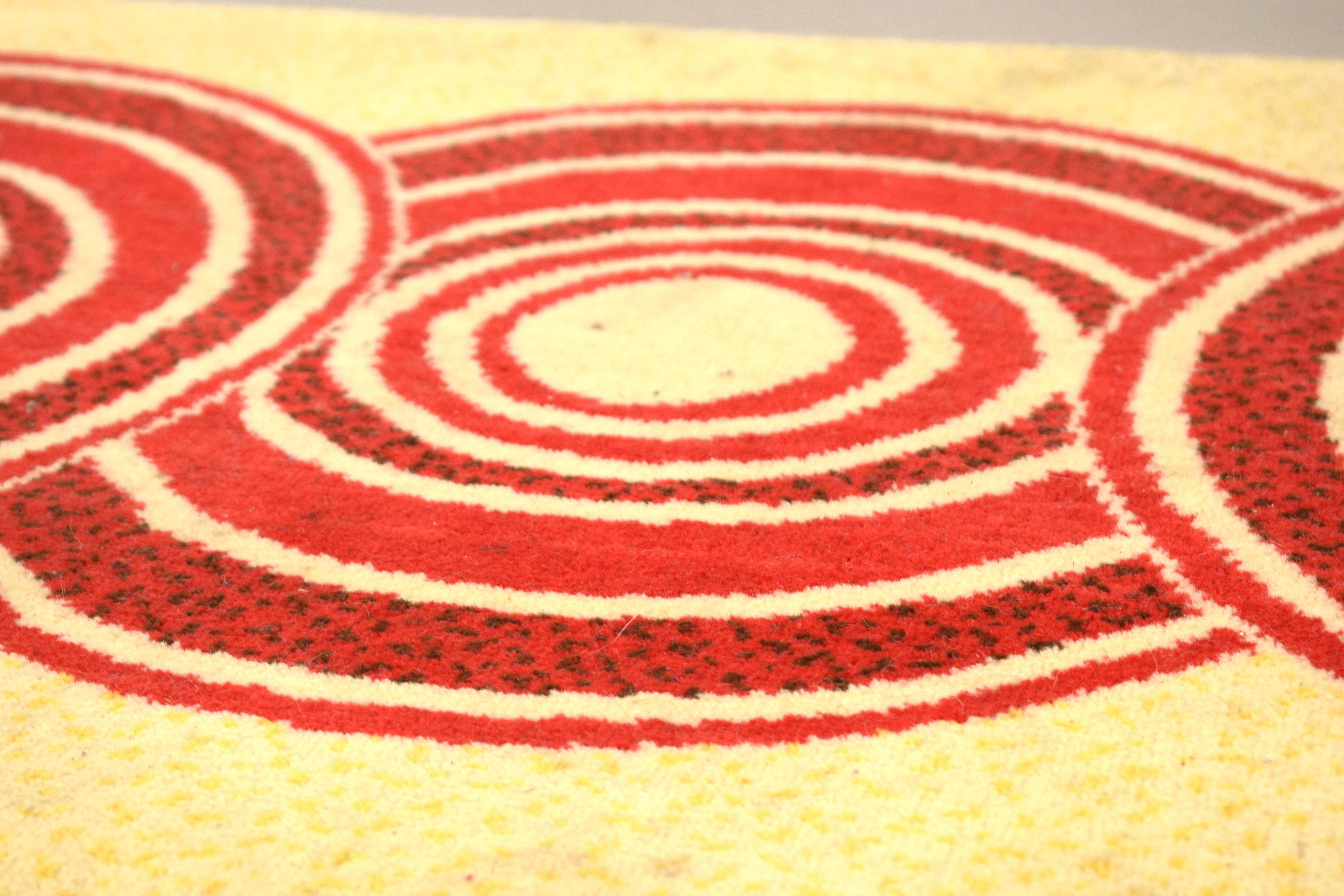 Italian Tapis en laine, Italie, années 1970. en vente