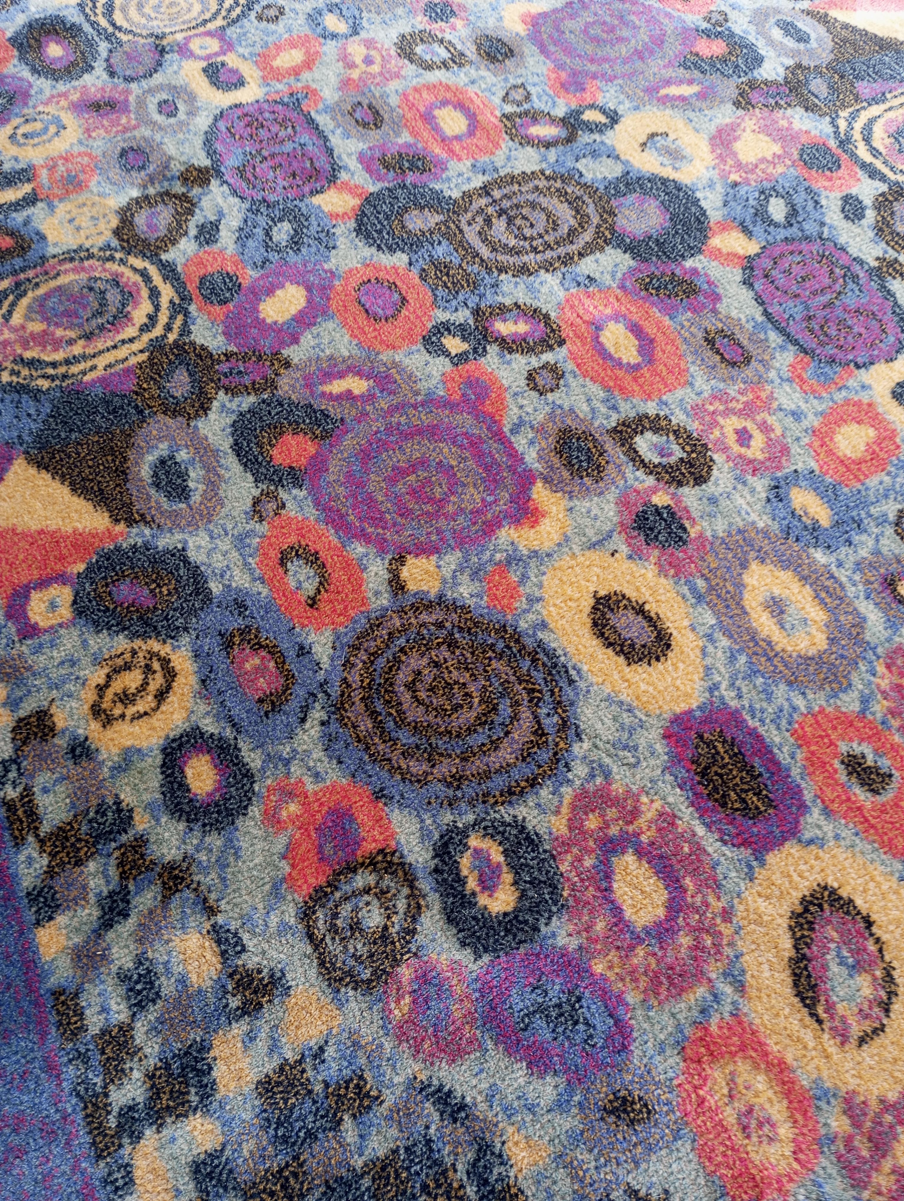 Wool rug Italy 1970s In Excellent Condition For Sale In Firenze, FI