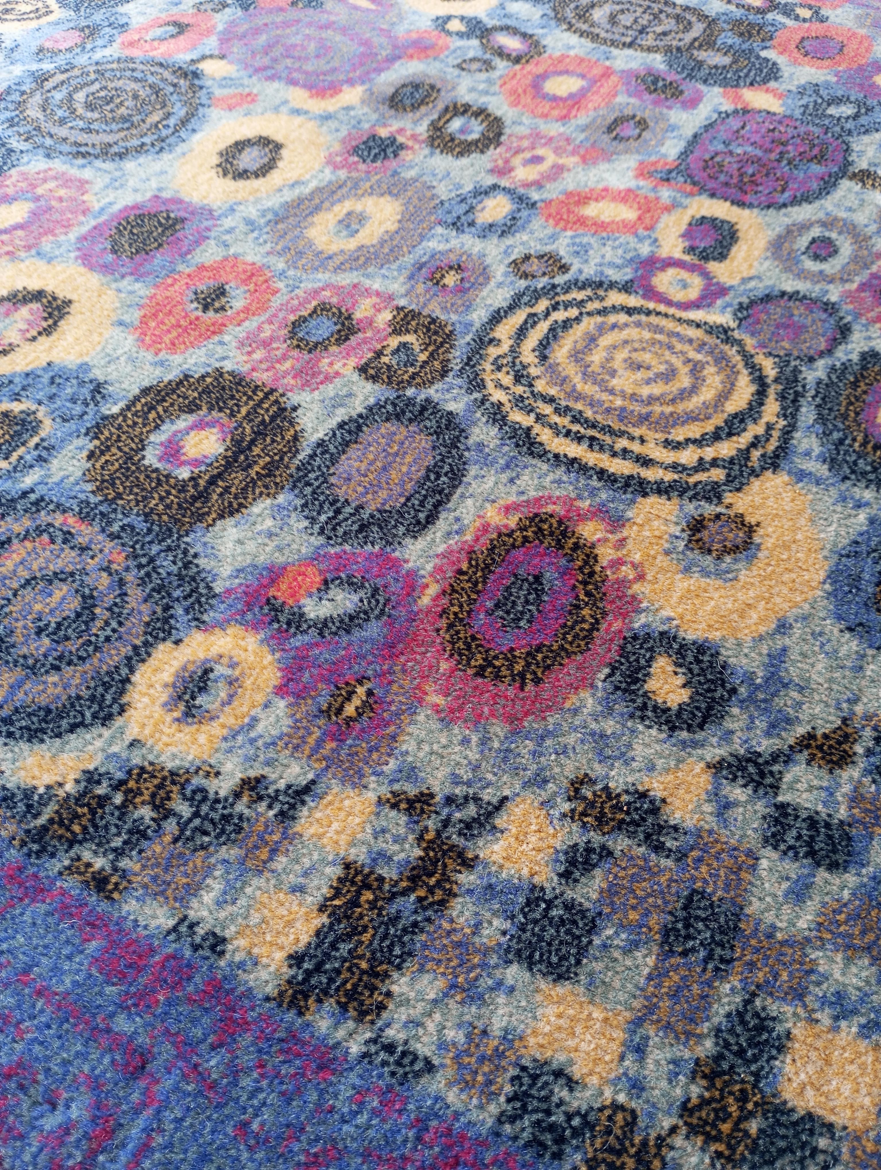 Late 20th Century Wool rug Italy 1970s For Sale