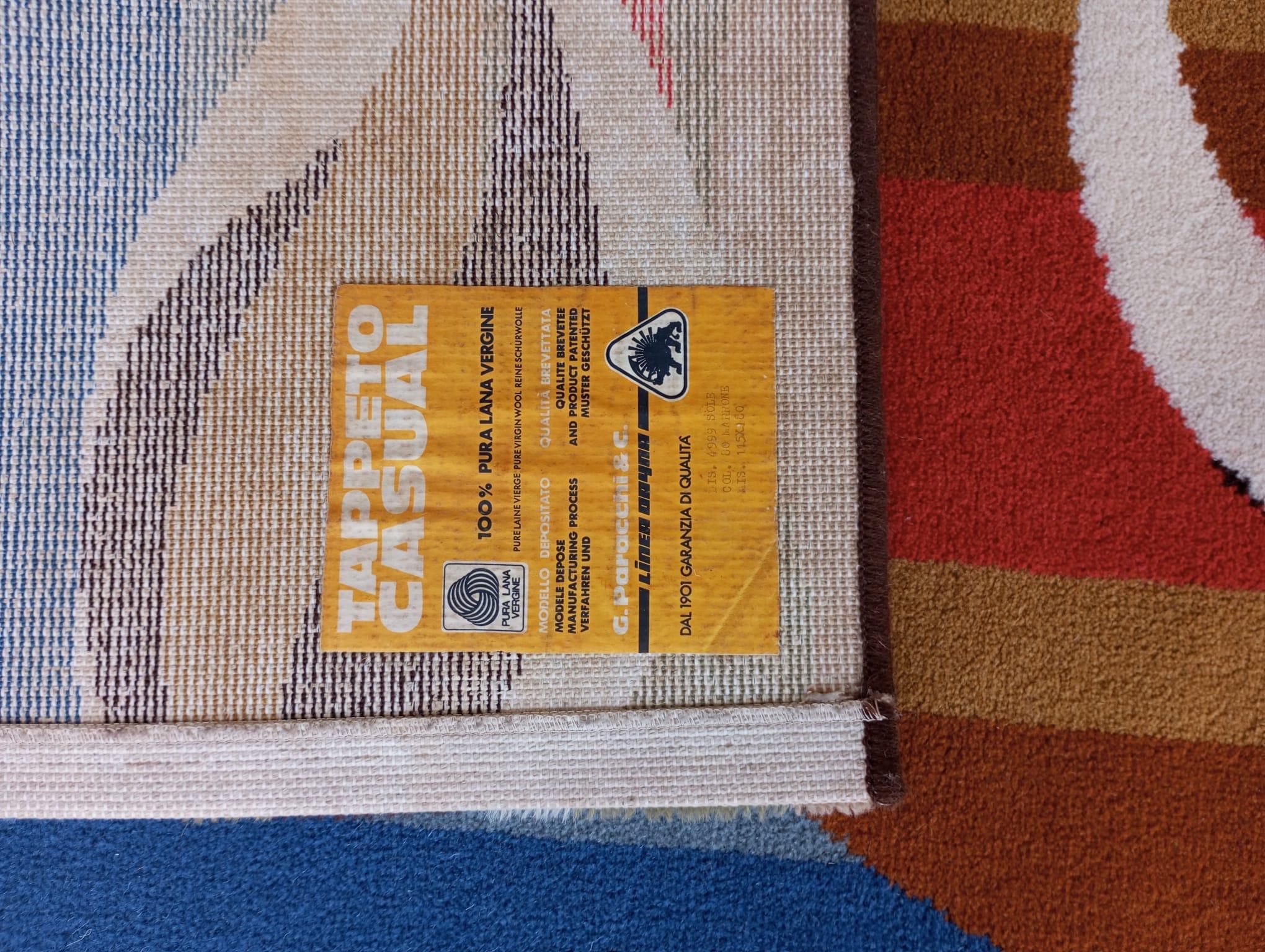 Tappeto in pura lana 