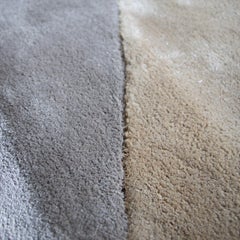 Tappeto in Tencel Design Organico Italiano Grigio by Deanna Comellini 250x260 cm
