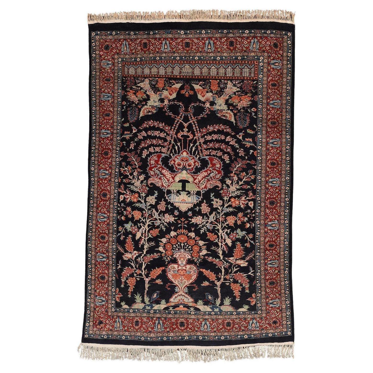 Tappeto indiano Agra in lana annodato a mano - cod. 183 in vendita