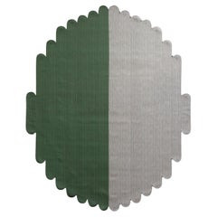 Tappeto indoor outdoor verde design italiano Deanna Comellini 244x305 cm