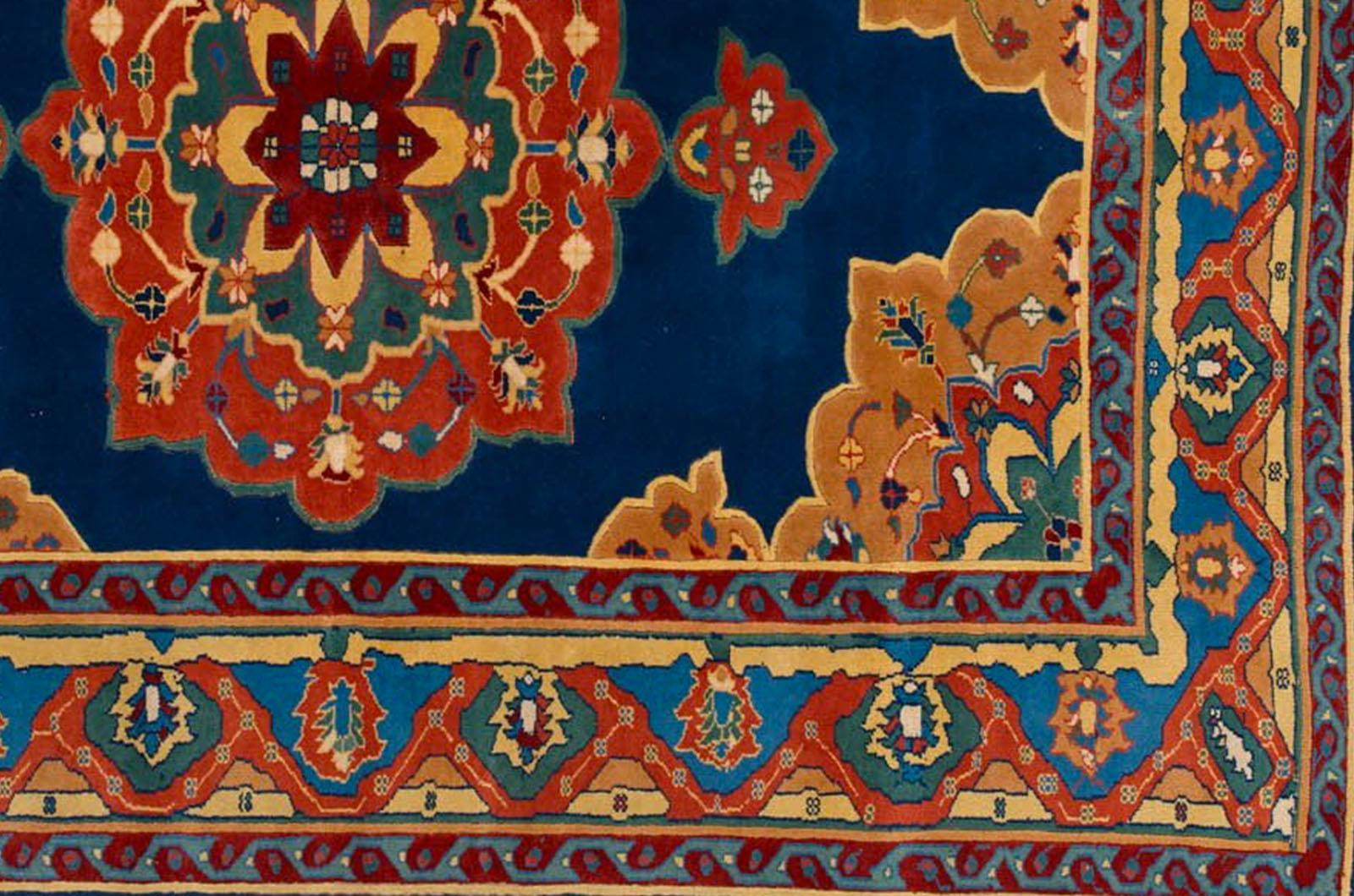 Kazakhstani Tapis en laine nouée à la main du Kazakhstan cod.310 en vente
