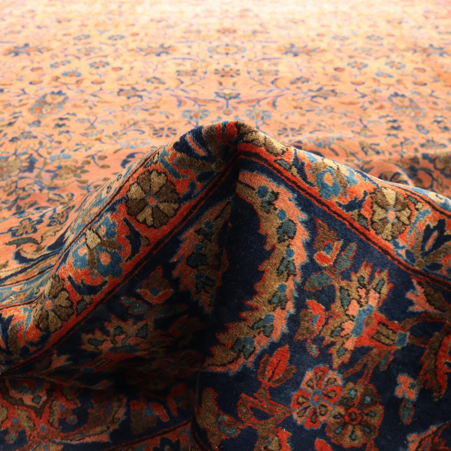 Keshan Manchester - Iran Tapis 475 x 318 cm en vente 5