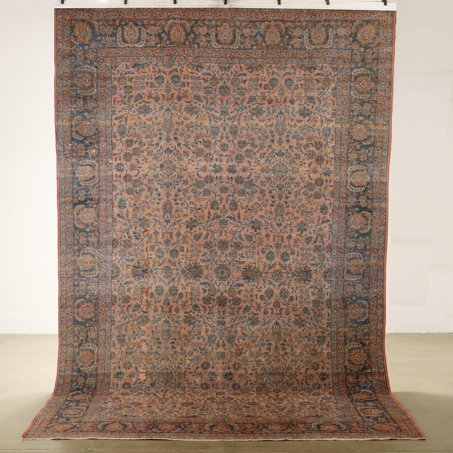Keshan Manchester - Iran Tapis 475 x 318 cm en vente 7