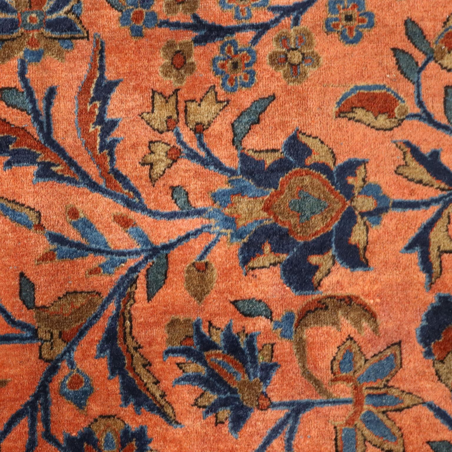 Keshan Manchester - Iran Tapis 475 x 318 cm Bon état - En vente à Milano, IT