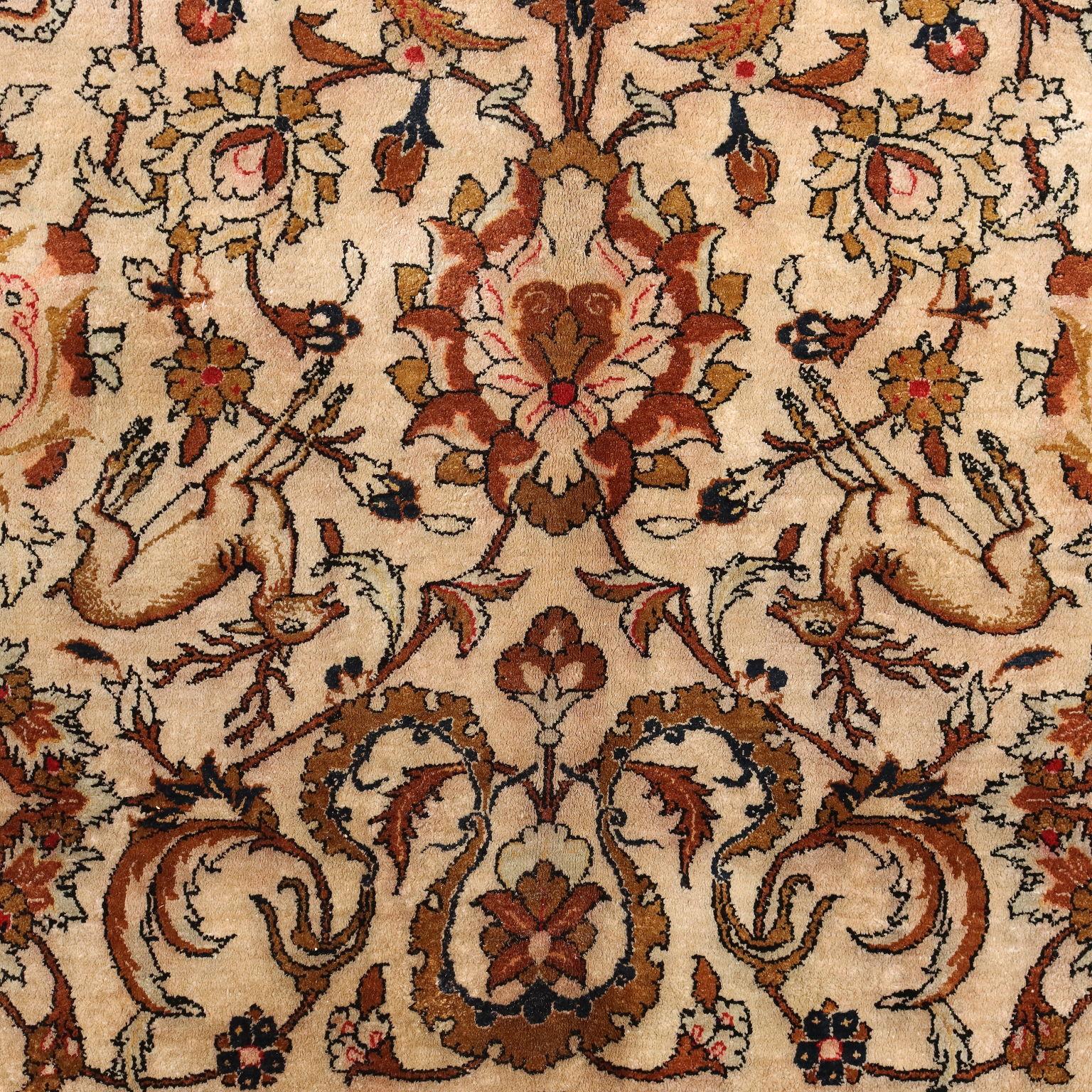 Kum Seidenteppich - Iran 312 x 226 cm 3