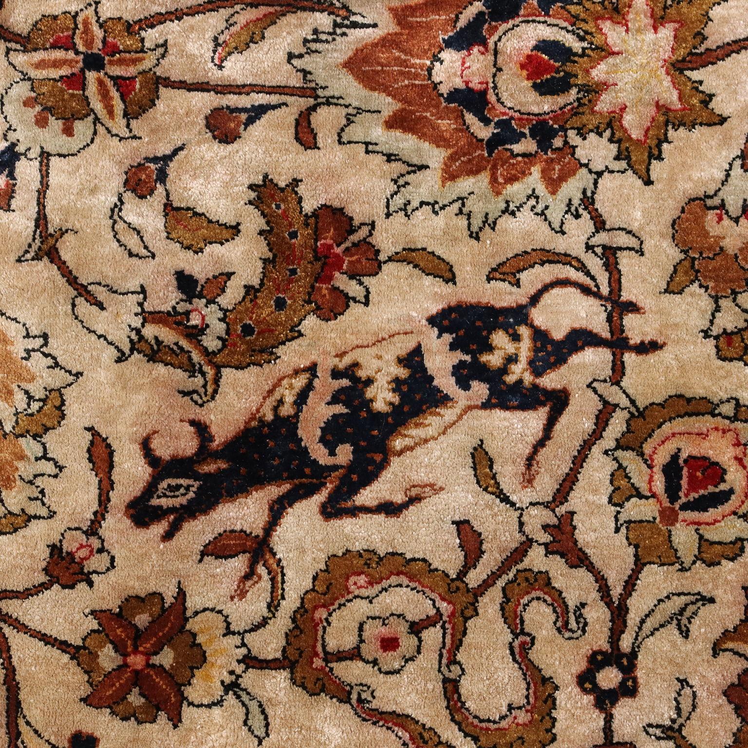 Kum Seidenteppich - Iran 312 x 226 cm (Mid-20th Century)