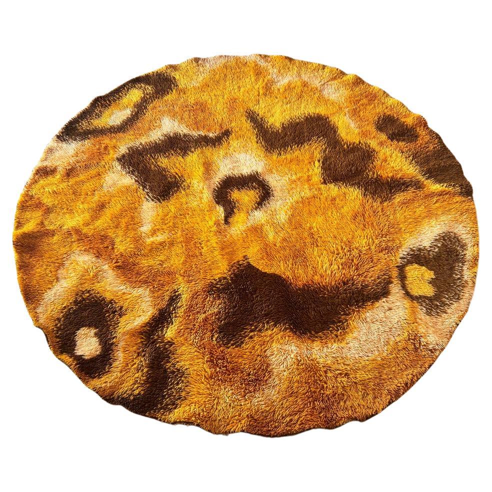 Mid-Century wool rug by S.Doege for Cronwell Atelier For Sale