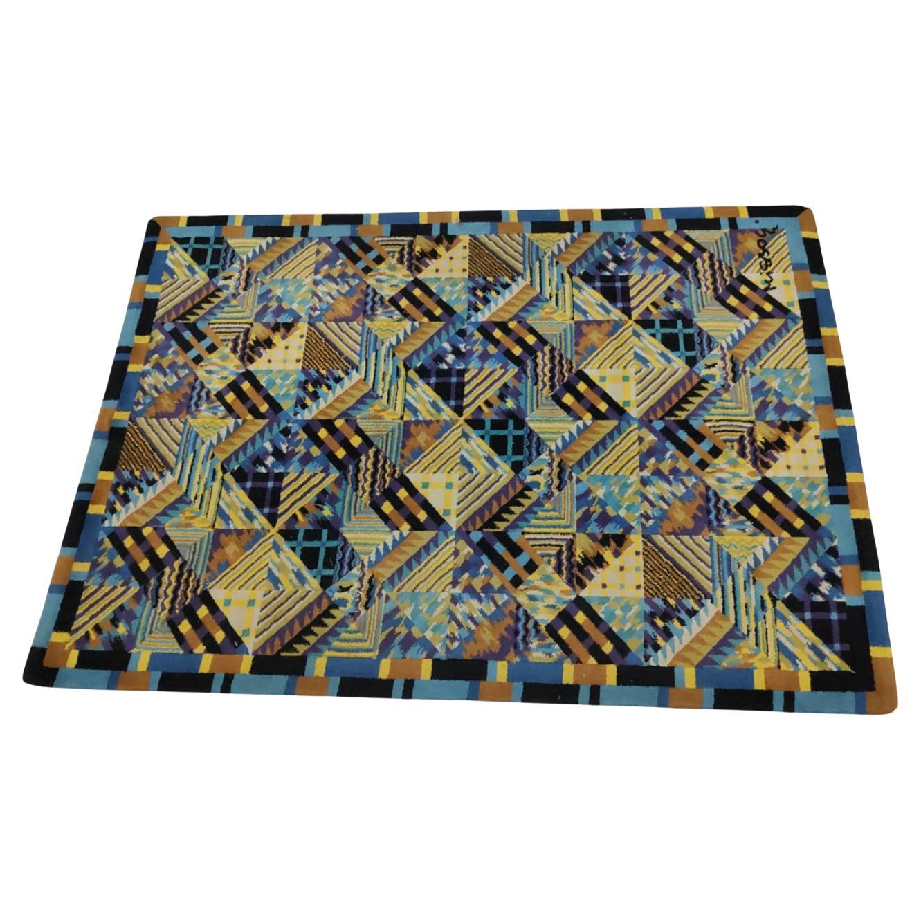 1980s wool Missoni rug, Italy