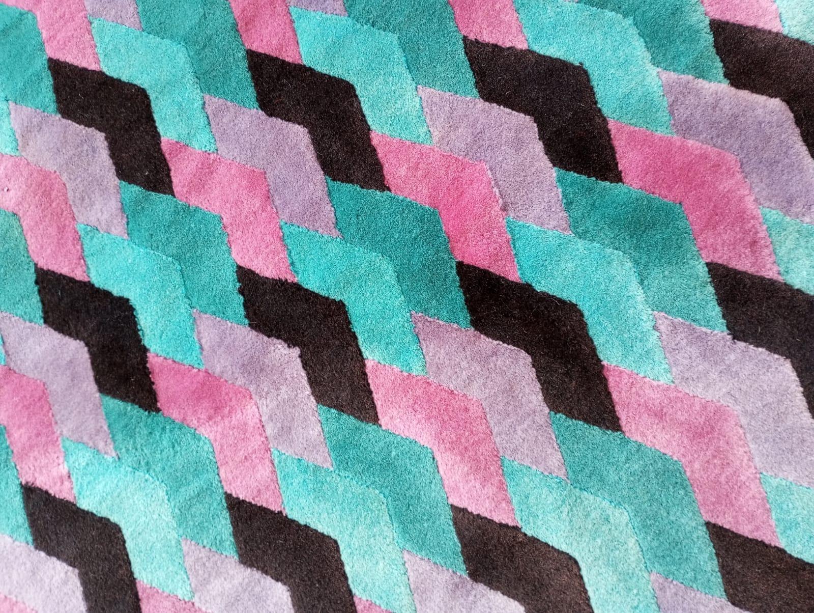 Tappeto Missoni in lana per T & J Vestor Italia  - anni ‘80 In condizioni ottime in vendita a Firenze, FI