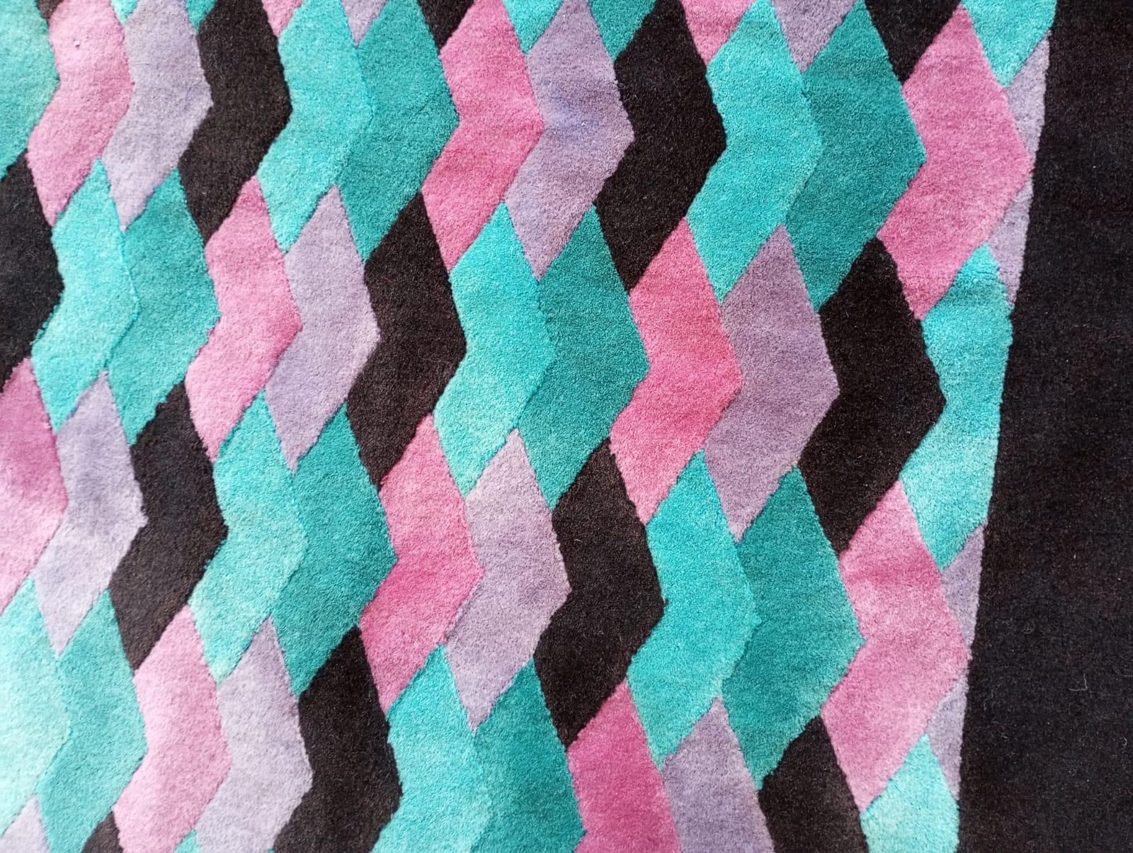 Tappeto Missoni in lana per T & J Vestor Italia  - anni ‘80 in vendita 1