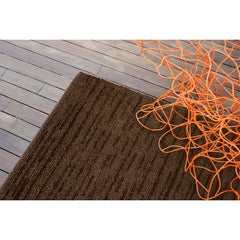 Tappeto Moderno Design da Interno-Esterno Marrone by Deanna Comellini 60x200 cm