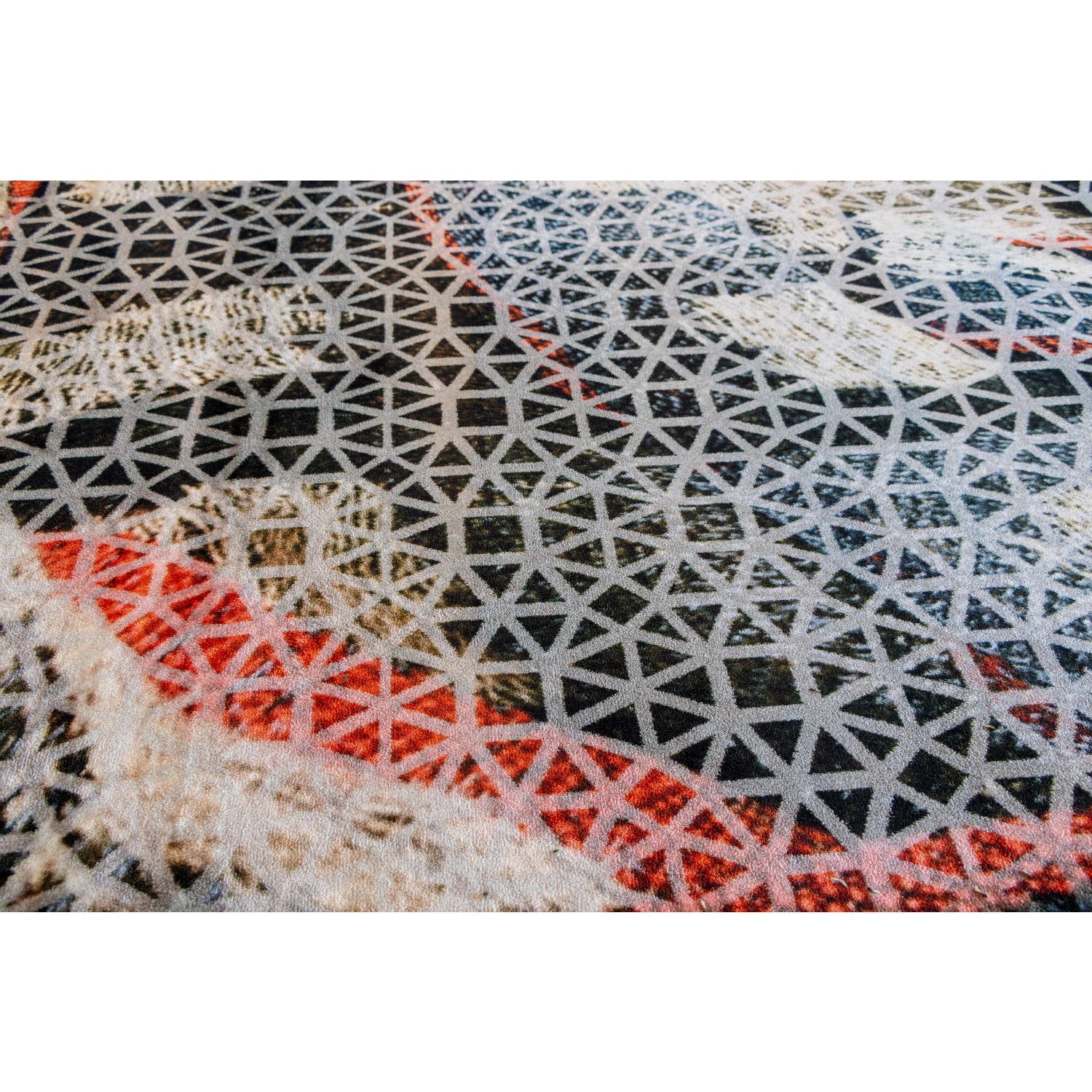 Tappeto moderno Muster organico Design Vertrag blu Deanna Comellini 300x400 cm (Moderne) im Angebot