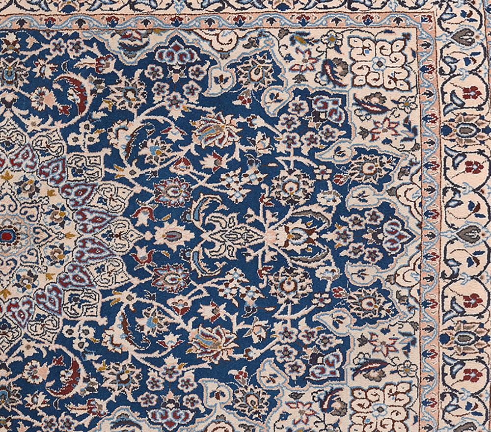 Early 19th Century Tappeto Nain in lana annodato a mano - cod. 203 in vendita