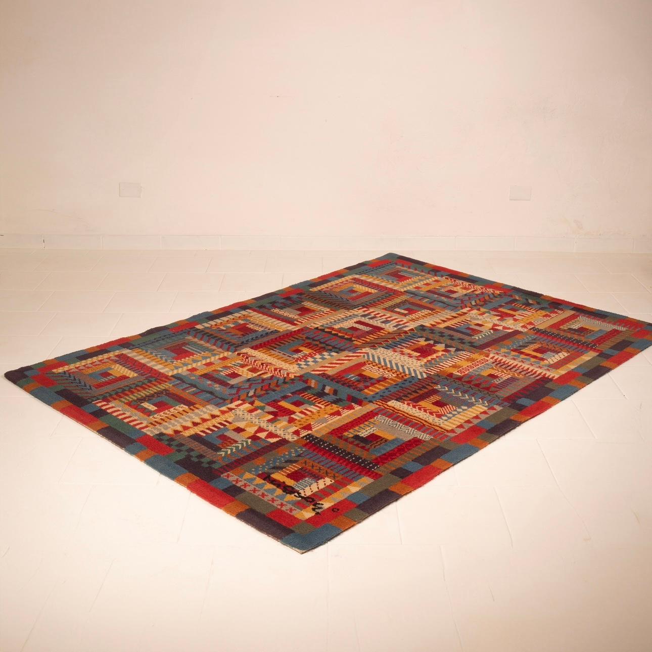 Tapis géométrique Orion T101 Limited Edition par Ottavio Missoni pour Missoni Home en vente 4