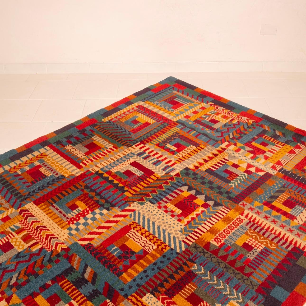 Italian Tapis géométrique Orion T101 Limited Edition par Ottavio Missoni pour Missoni Home en vente