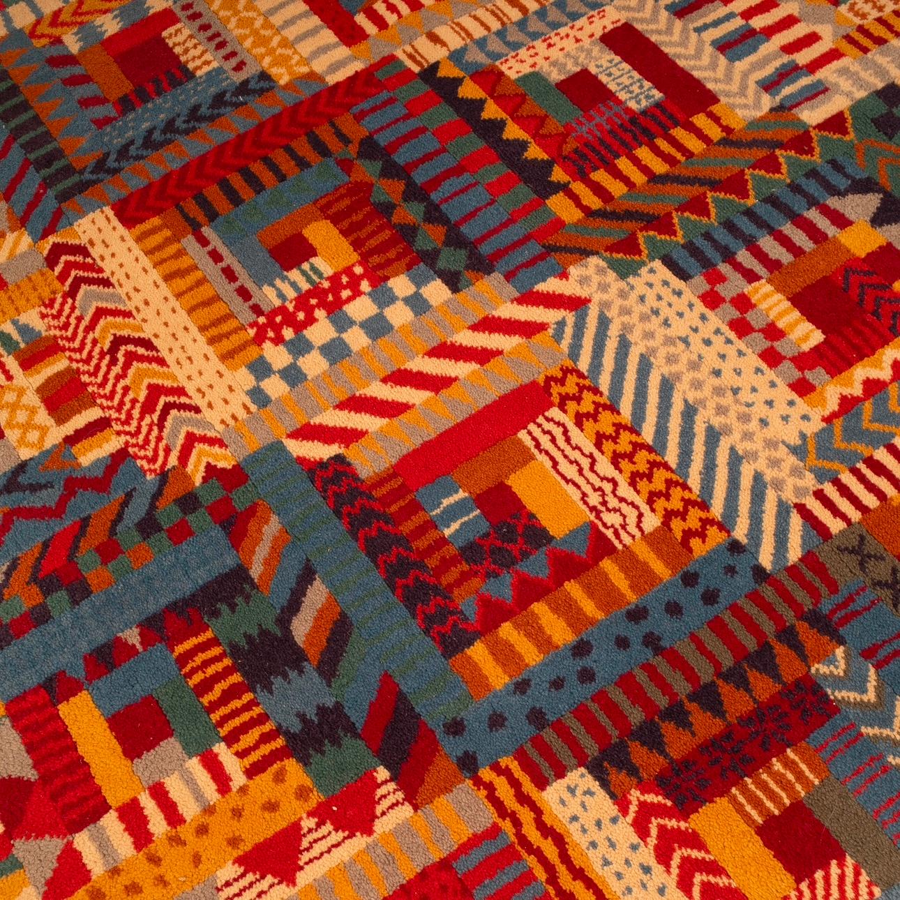 Laine Tapis géométrique Orion T101 Limited Edition par Ottavio Missoni pour Missoni Home en vente