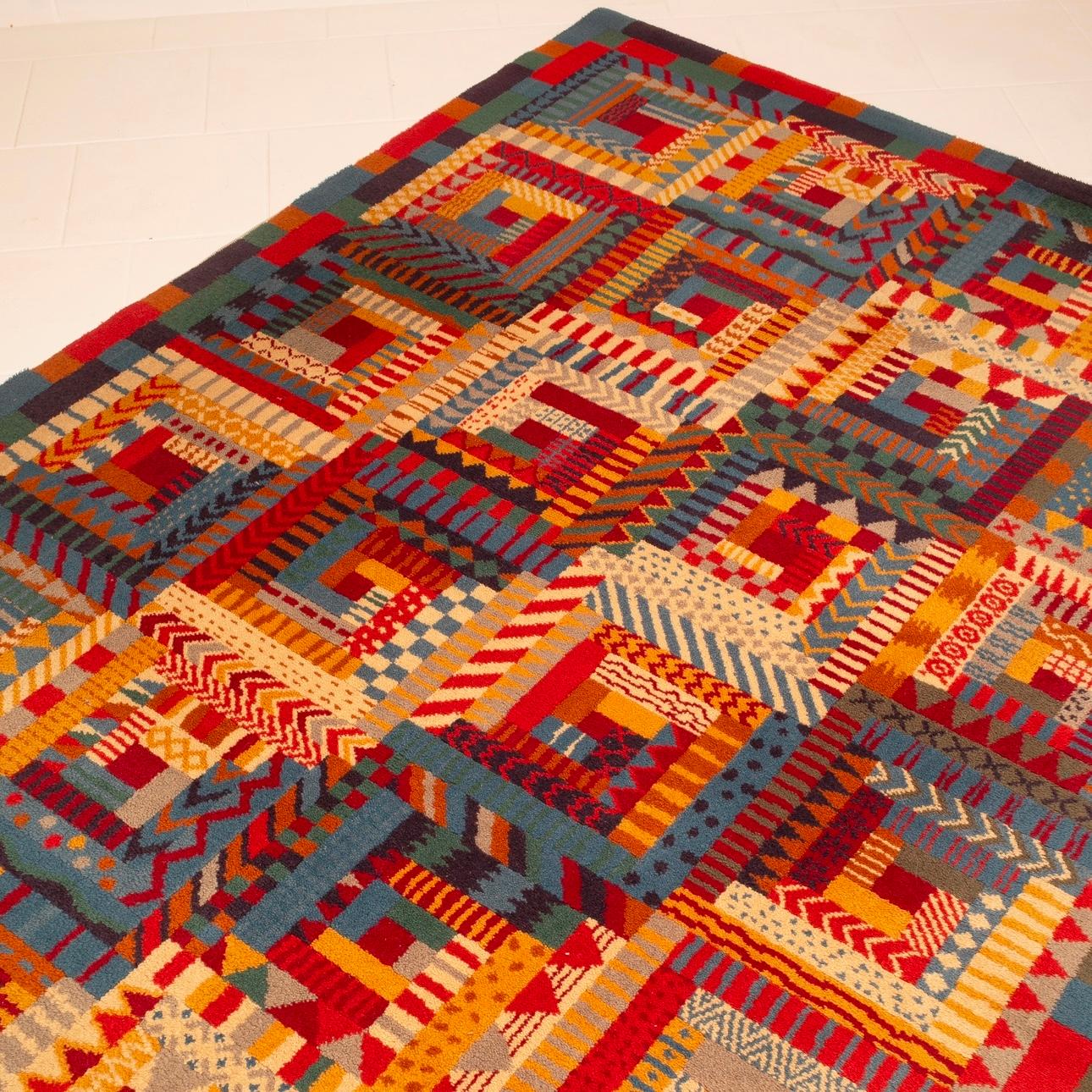 Tapis géométrique Orion T101 Limited Edition par Ottavio Missoni pour Missoni Home en vente 1