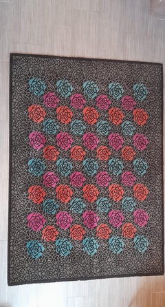 Tappeto Ottavio Missoni “Rosita” prodotto da T&J Vestor Italia anni ‘80