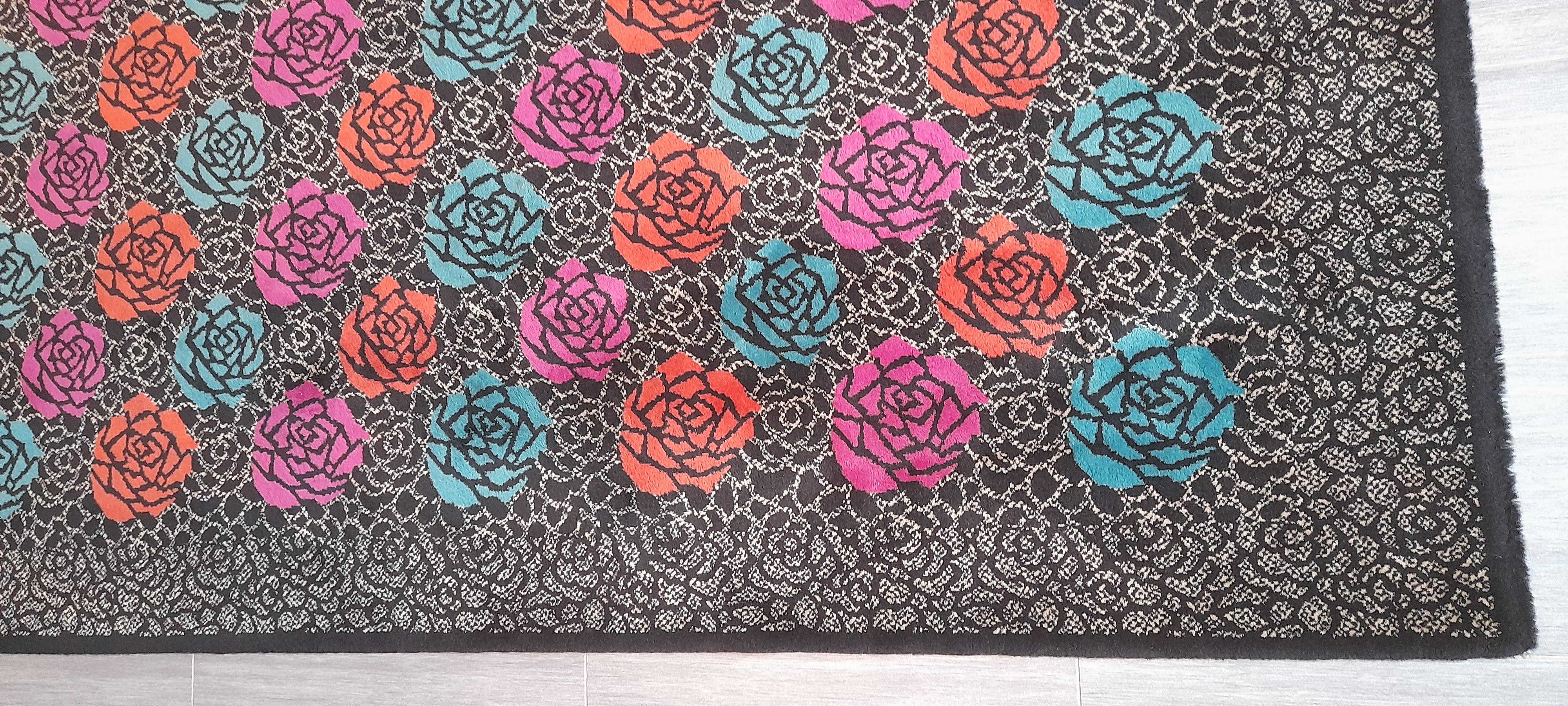 Ottavio Missoni 'Rosita' Teppich hergestellt von T&J Vestor Italia 1980er Jahre im Zustand „Hervorragend“ im Angebot in Firenze, FI