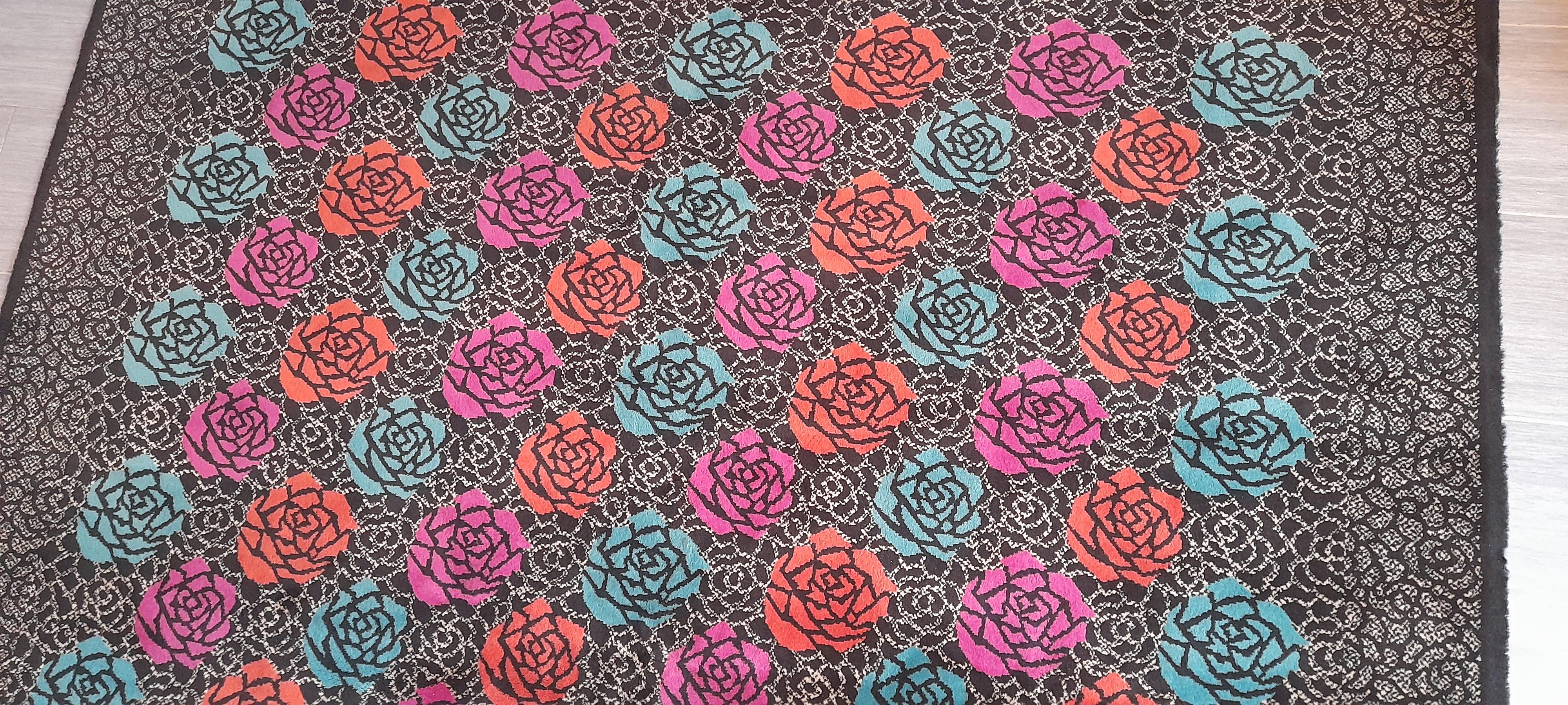 Ottavio Missoni 'Rosita' Teppich hergestellt von T&J Vestor Italia 1980er Jahre (Late 20th Century) im Angebot