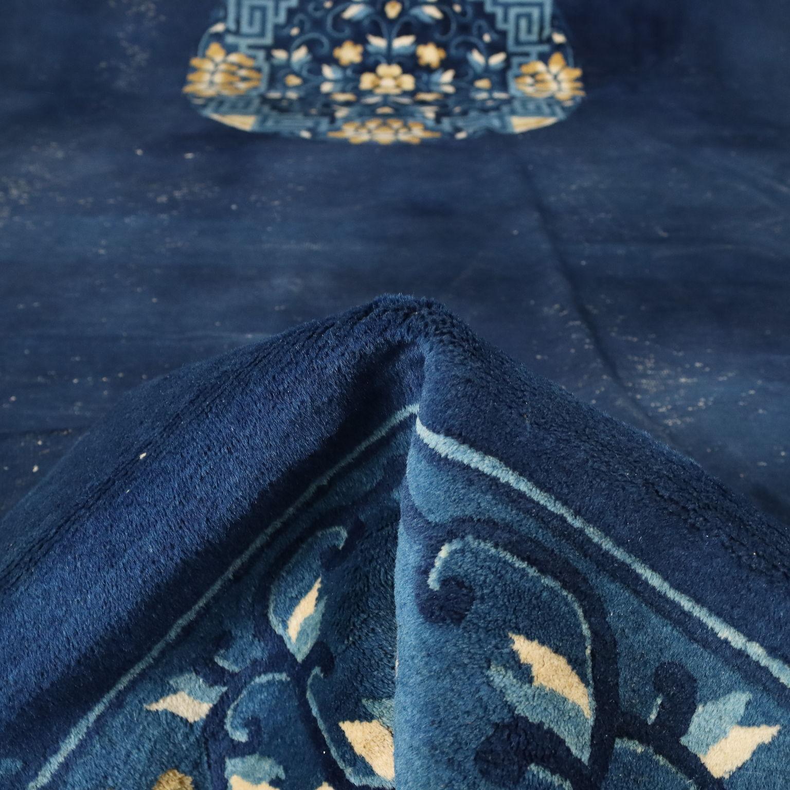 Peking - China blau 490 x 310 cm 1930-40er Jahre Teppich im Angebot 5