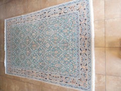 Tappeto Persiano Nain Antico, annodato a mano