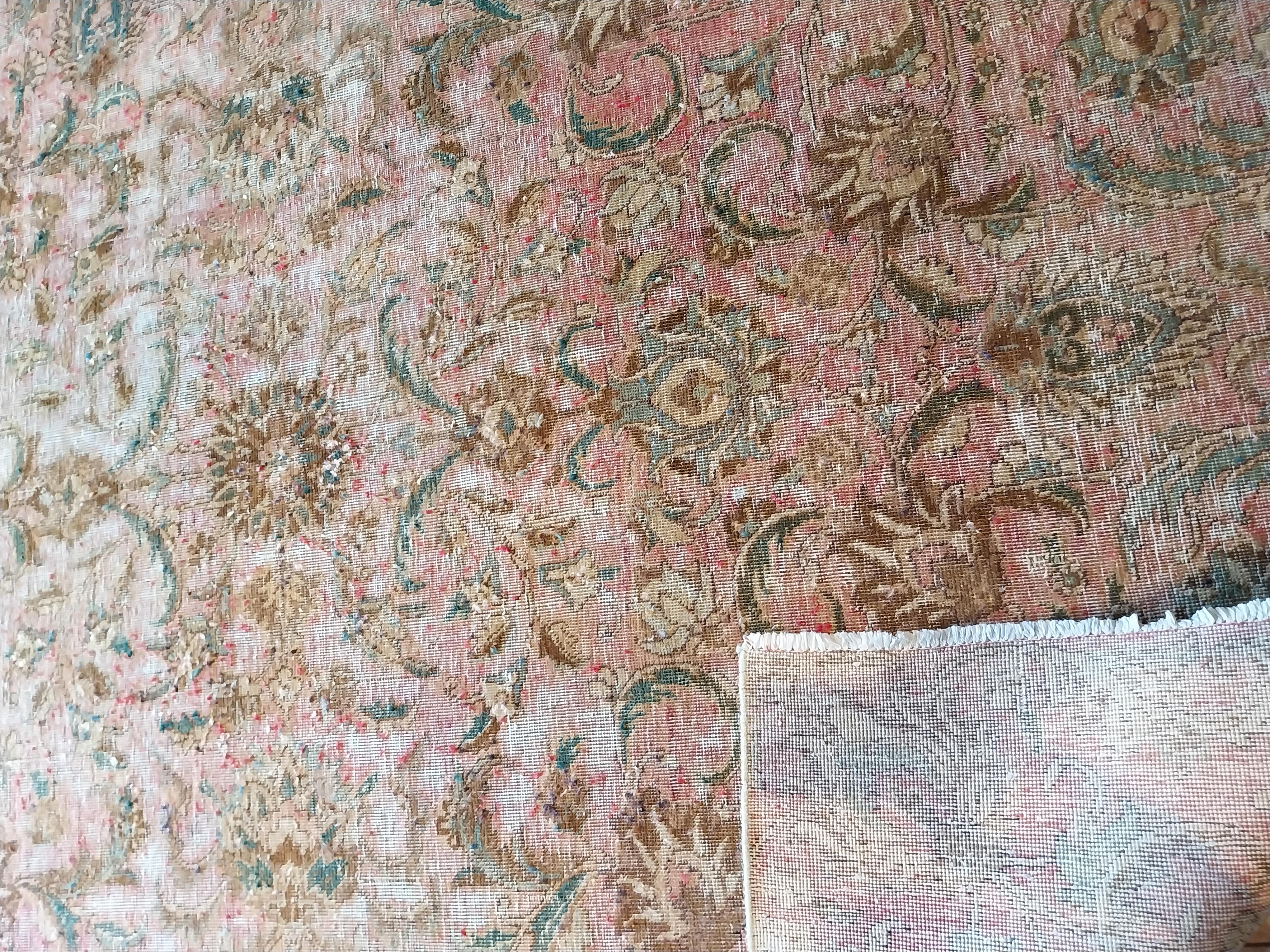Tappeto Persiano Täbris Vintage Invecchiato im Zustand „Gut“ im Angebot in Foligno, Perugia