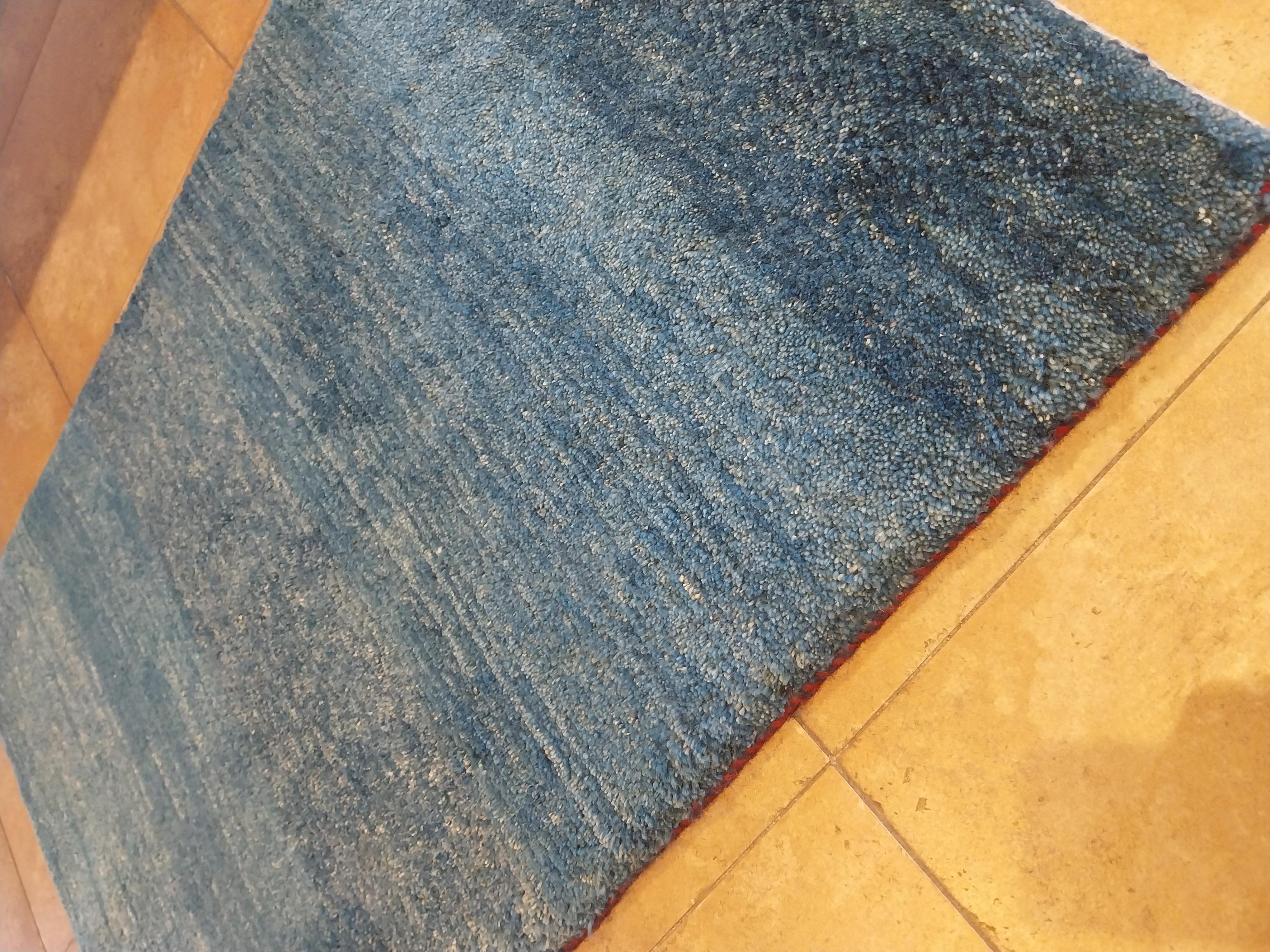 Handgeknüpfter Vintage-Perserteppich, Gabbeh (Mid-20th Century) im Angebot