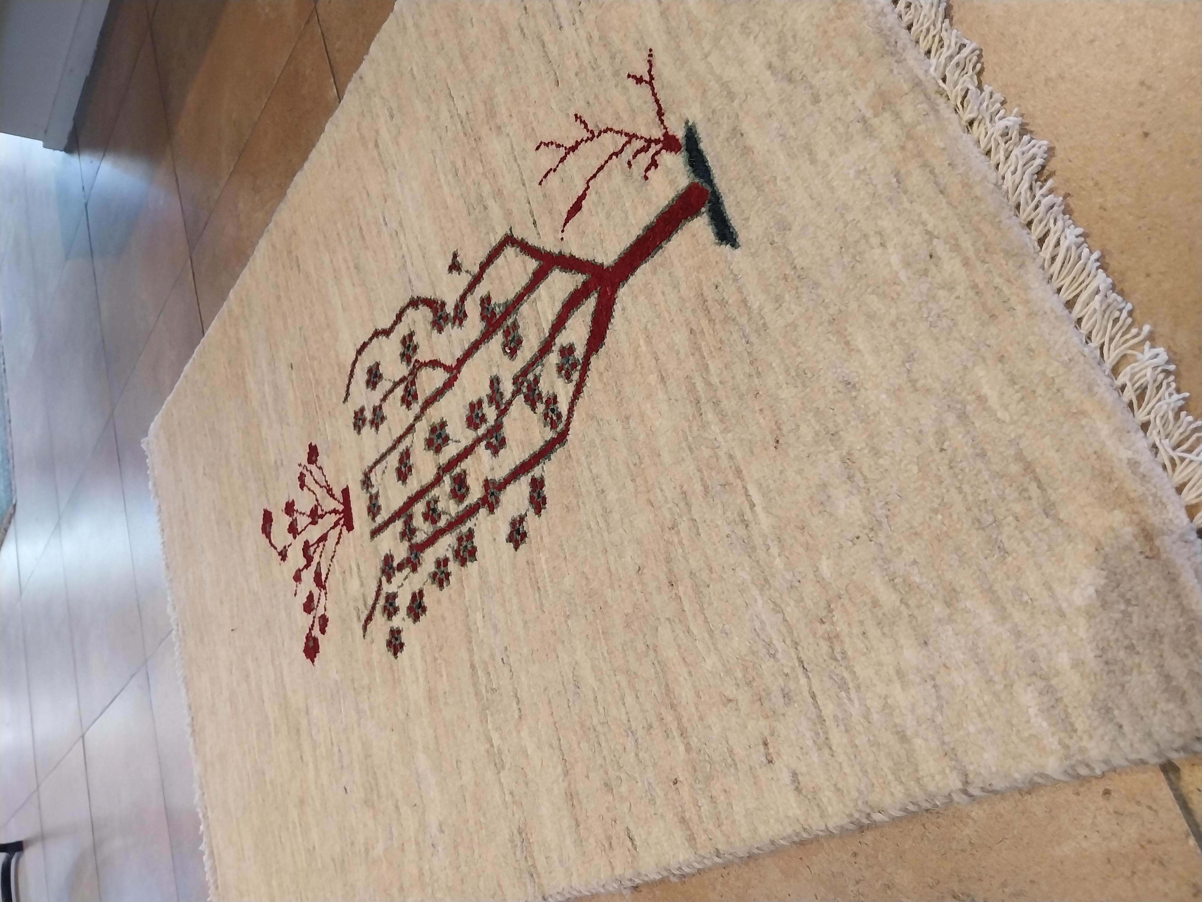 Vintage hand-knotted Persian rug, Gabbeh In Good Condition For Sale In Foligno, Perugia